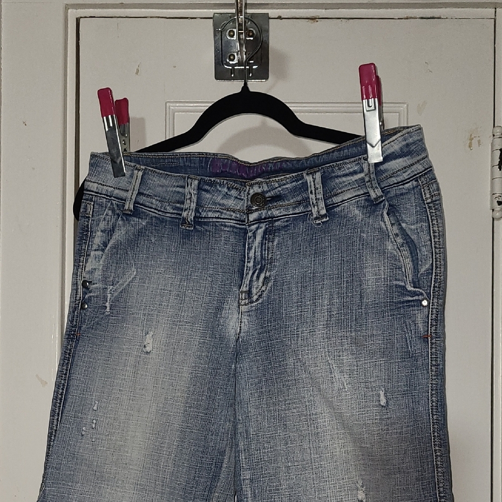 Hydraulic Women's Faded Blue Straight Leg Jeans